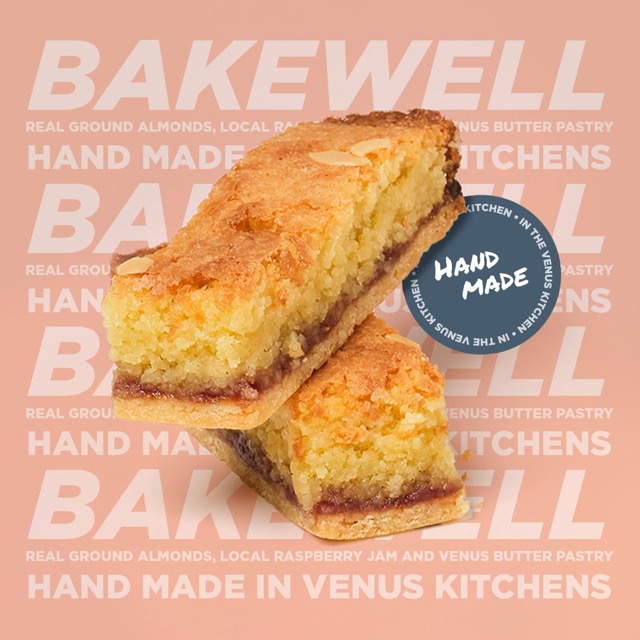 Venus Bakewell - made properly with real almonds